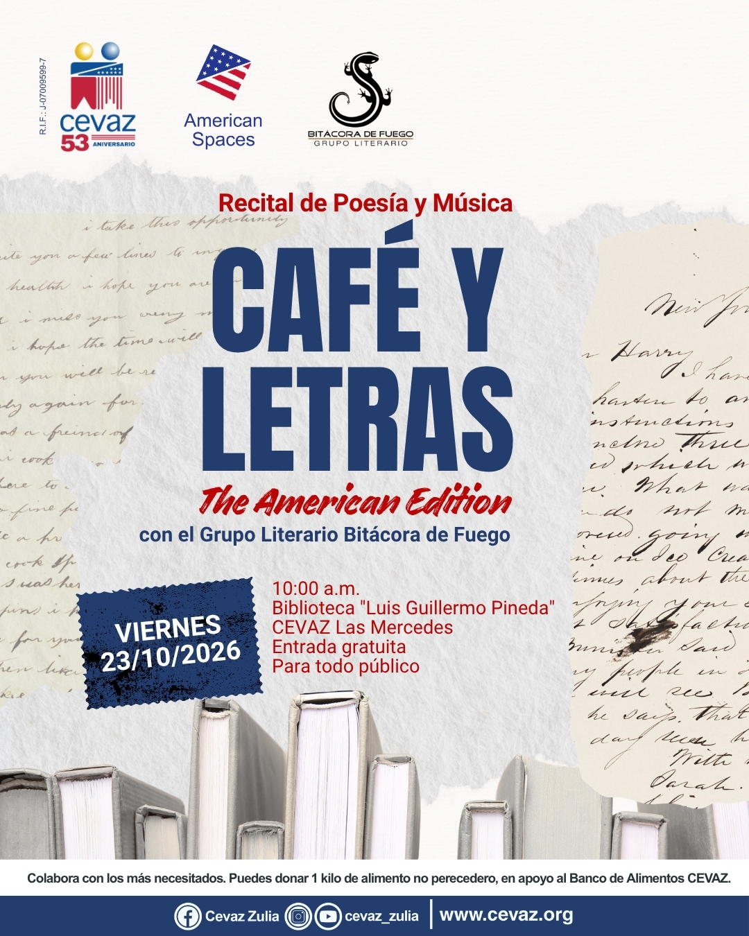 Recital Literario "Café y Letras": The American Edition
